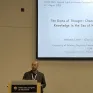 Antonio Lieto - Immagine durante un intervento a convegno internazionale su Intelligenza Artificiale